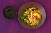 Curry de lentilles avec légumes et ananas 