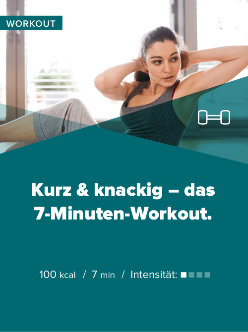 Kurz & knackig - das 7-Minuten-Workout